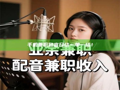 诸城手机兼职致富日结一单一结！